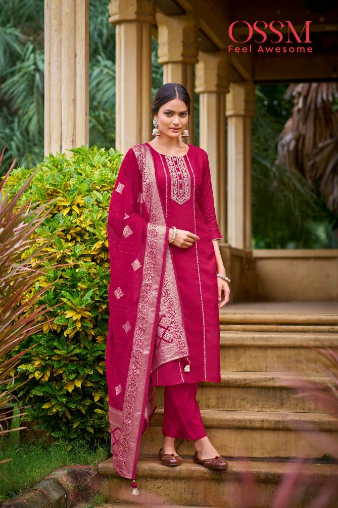 Dastoor By Ossm Viscose Designer Kurti With Bottom Dupatta Wholesale Price In Surat